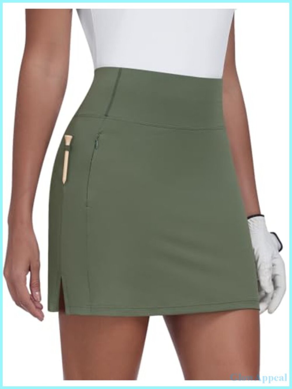 Women Golf Skirts with Zipper Pockets, Athletic Skort